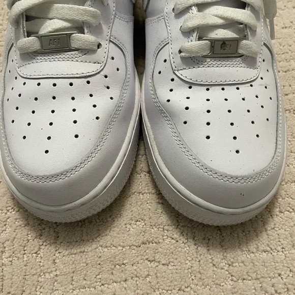 Women’s Nike Air Force 1 low 07 white/white size 11.5/ men’s size 10 - Picture 5 of 11
